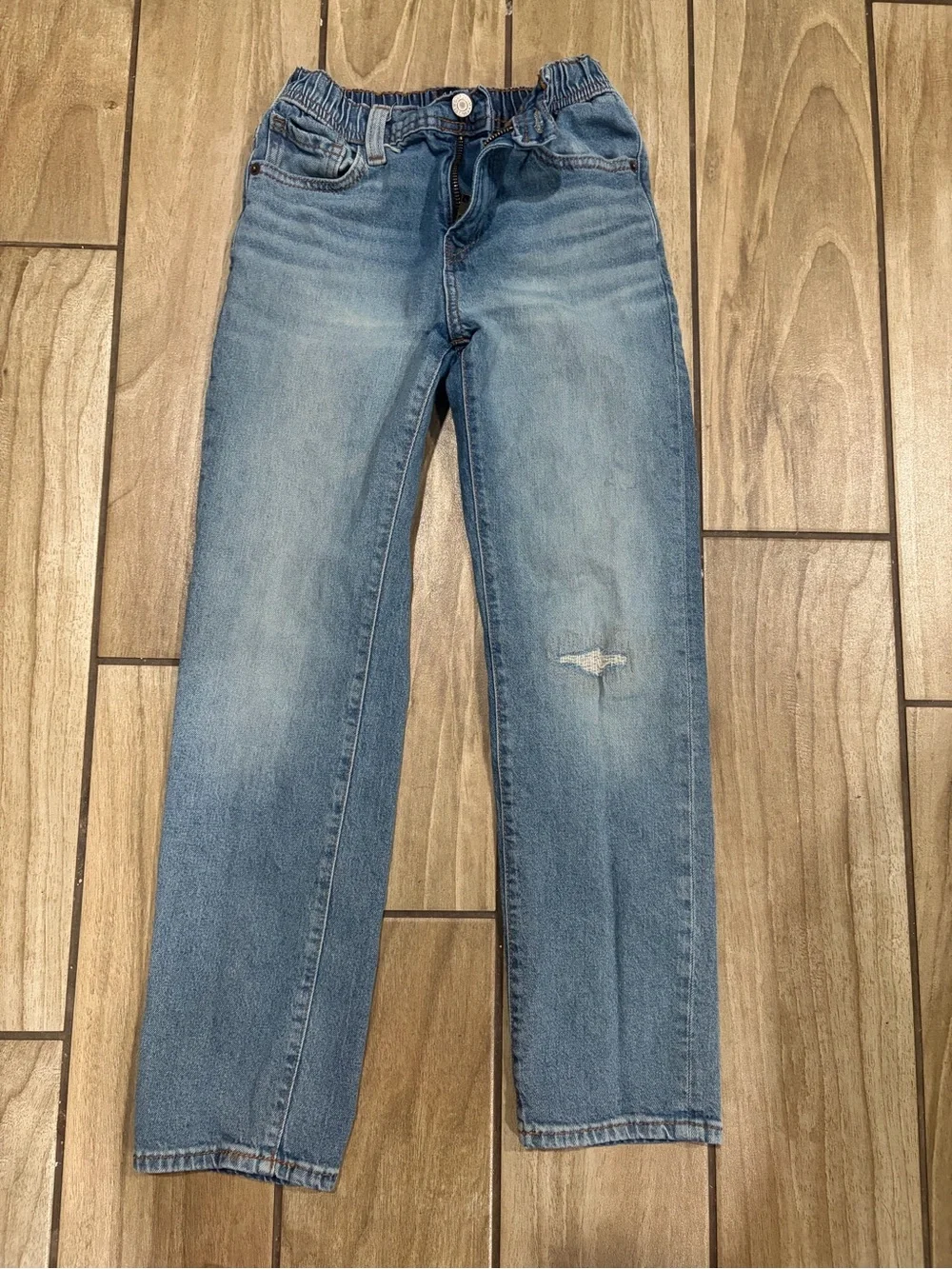 Boys Gap kids original straight blue denim jeans size 10